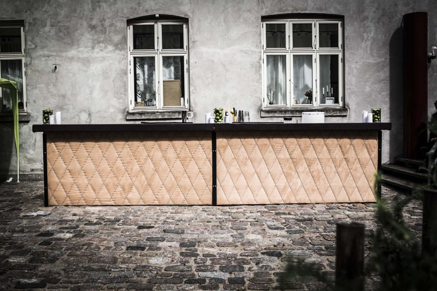 Luksus mobil cocktailbar til festen